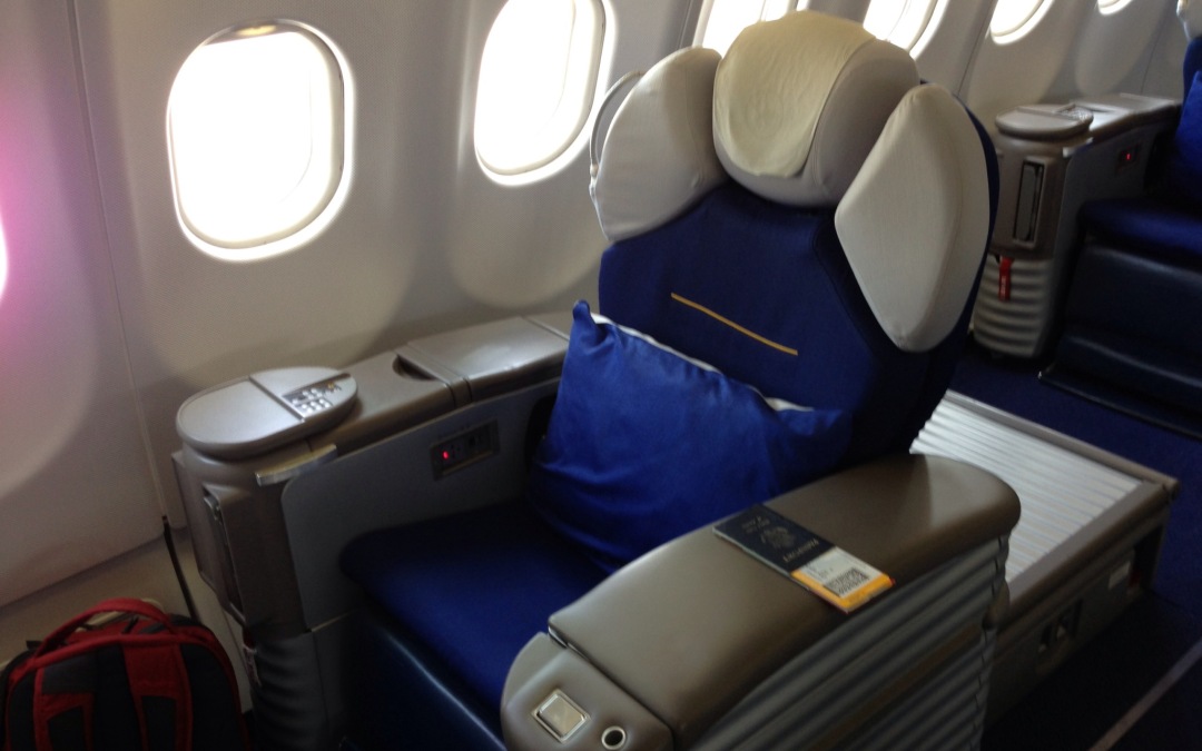 Lufthansa First Class Review DFW-FRA