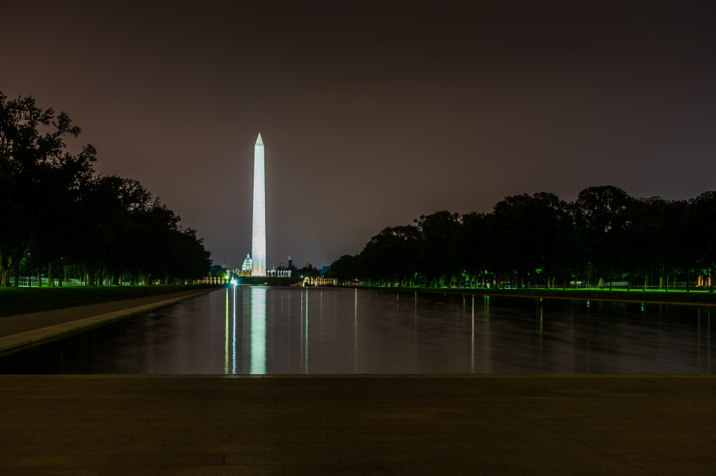 Washington Monument at Night Andy's Travel Blog