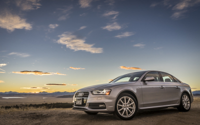 Picture of the Week: Audi A4 at Sunset