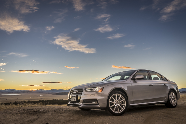 Picture of the Week: Audi A4 at Sunset