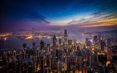 Picture of the Week: Sunrise over Hong Kong