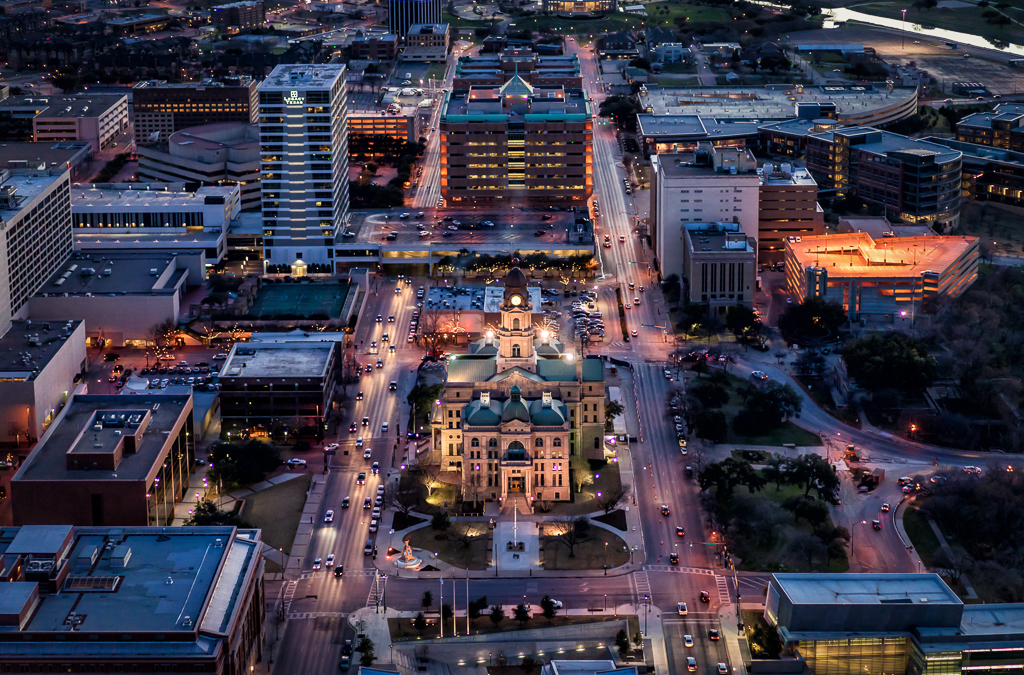 Picture of the Week – Fort Worth, Texas, From a Helicopter