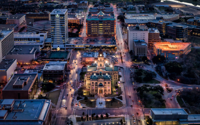 Picture of the Week – Fort Worth, Texas, From a Helicopter