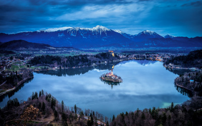 Picture of the Week: Lake Bled from Above