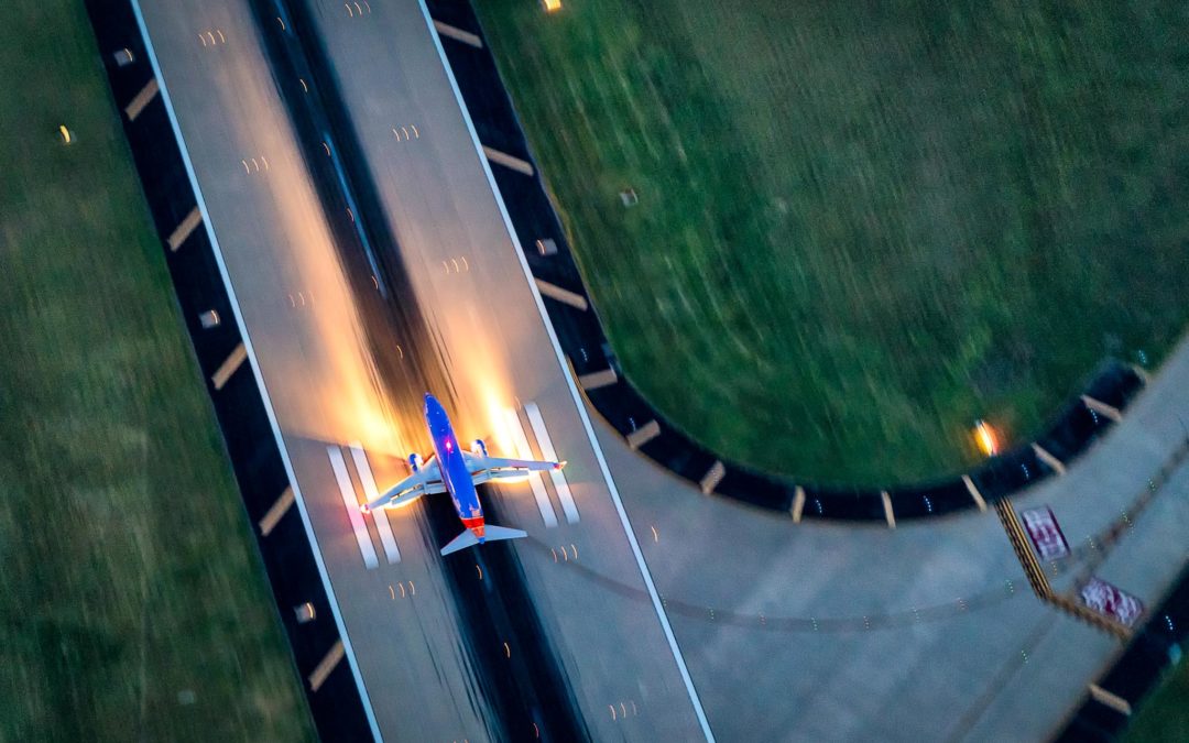 Picture of the Week – Southwest Airlines…from a helicopter!