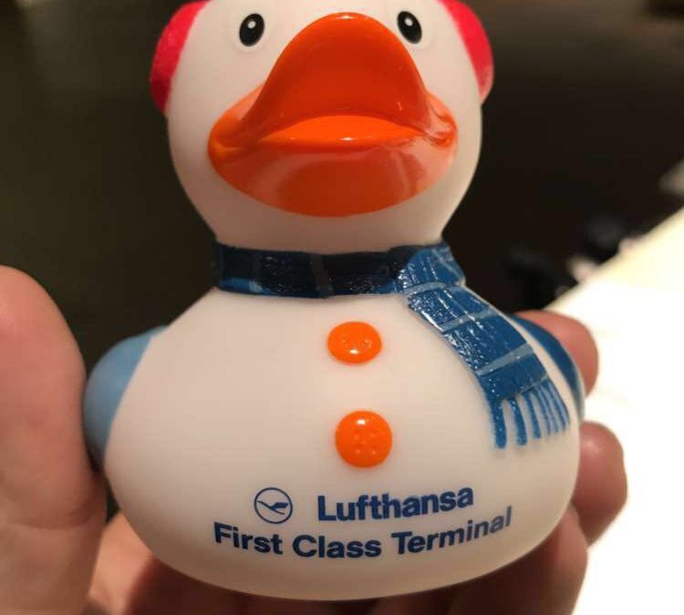 My Snapchat Story about Lufthansa First Class