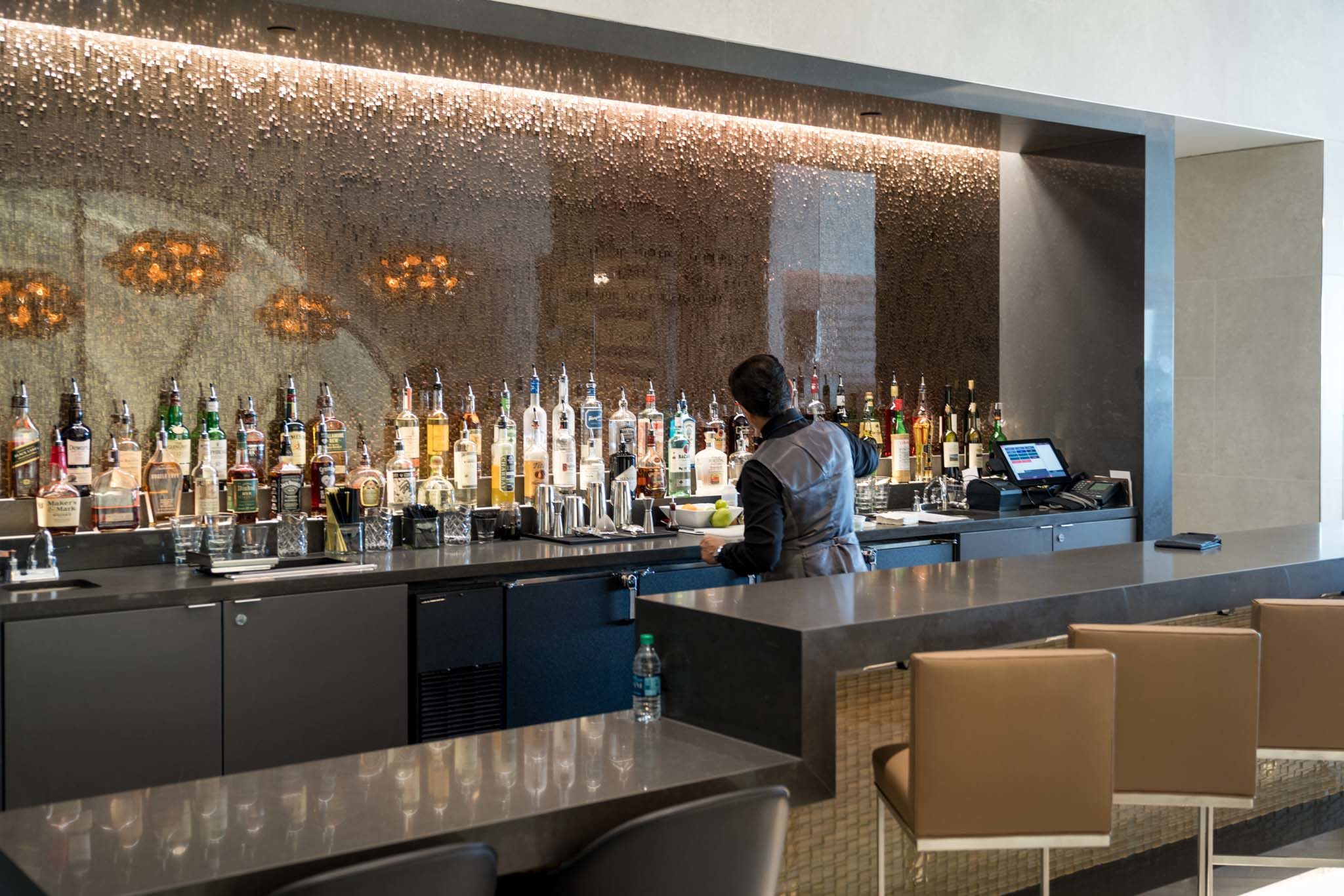 American's new Flagship First Dining at LAX One of the best meals ever!