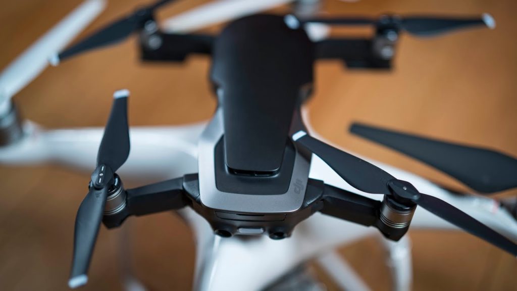 a close up of a drone