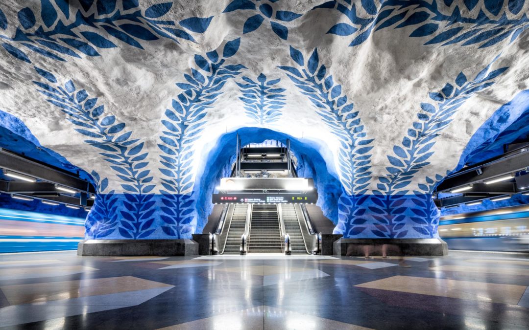 Stockholm’s Amazing Metro Station Art