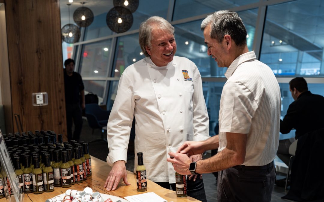 Celebrity Chef Dean Fearing surprises guests at the DFW Centurion Lounge!