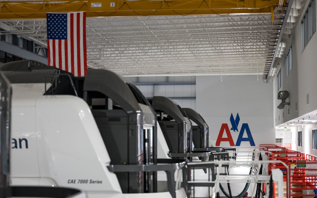 American Airlines lock-in: Touring the IOC and Landing an A350