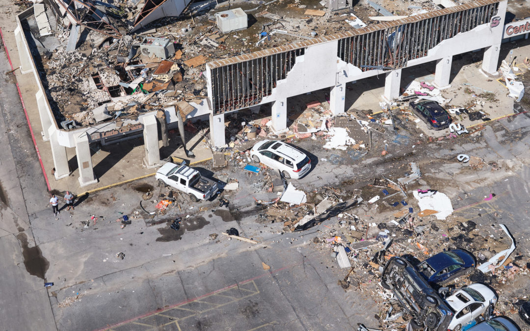 I Flew over the Dallas Tornado Damage in a Helicopter, the pictures are just crazy