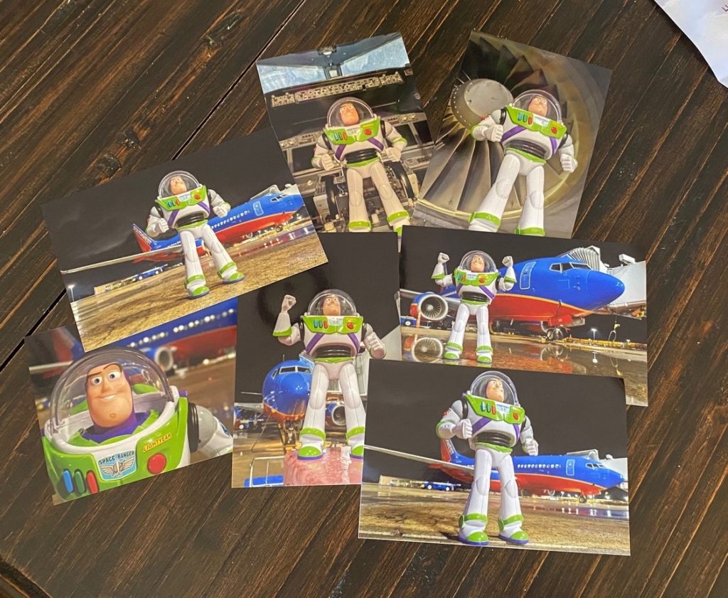a group of pictures of toy story