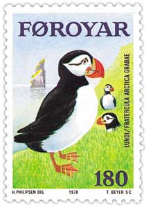 a stamp with a bird