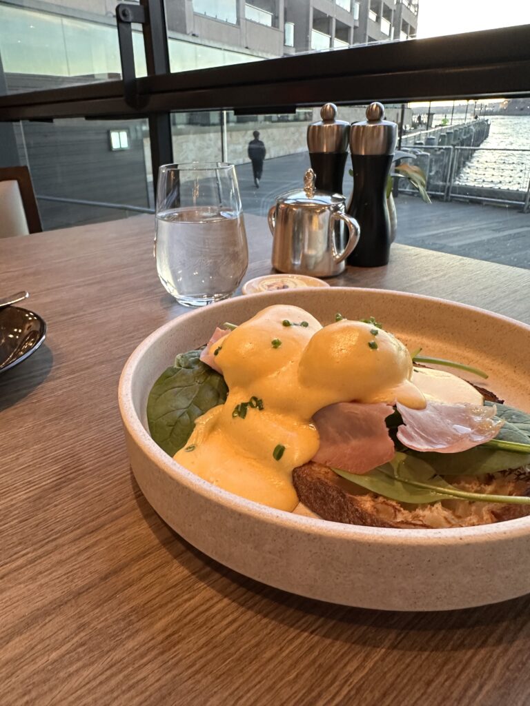 a plate of food on a table