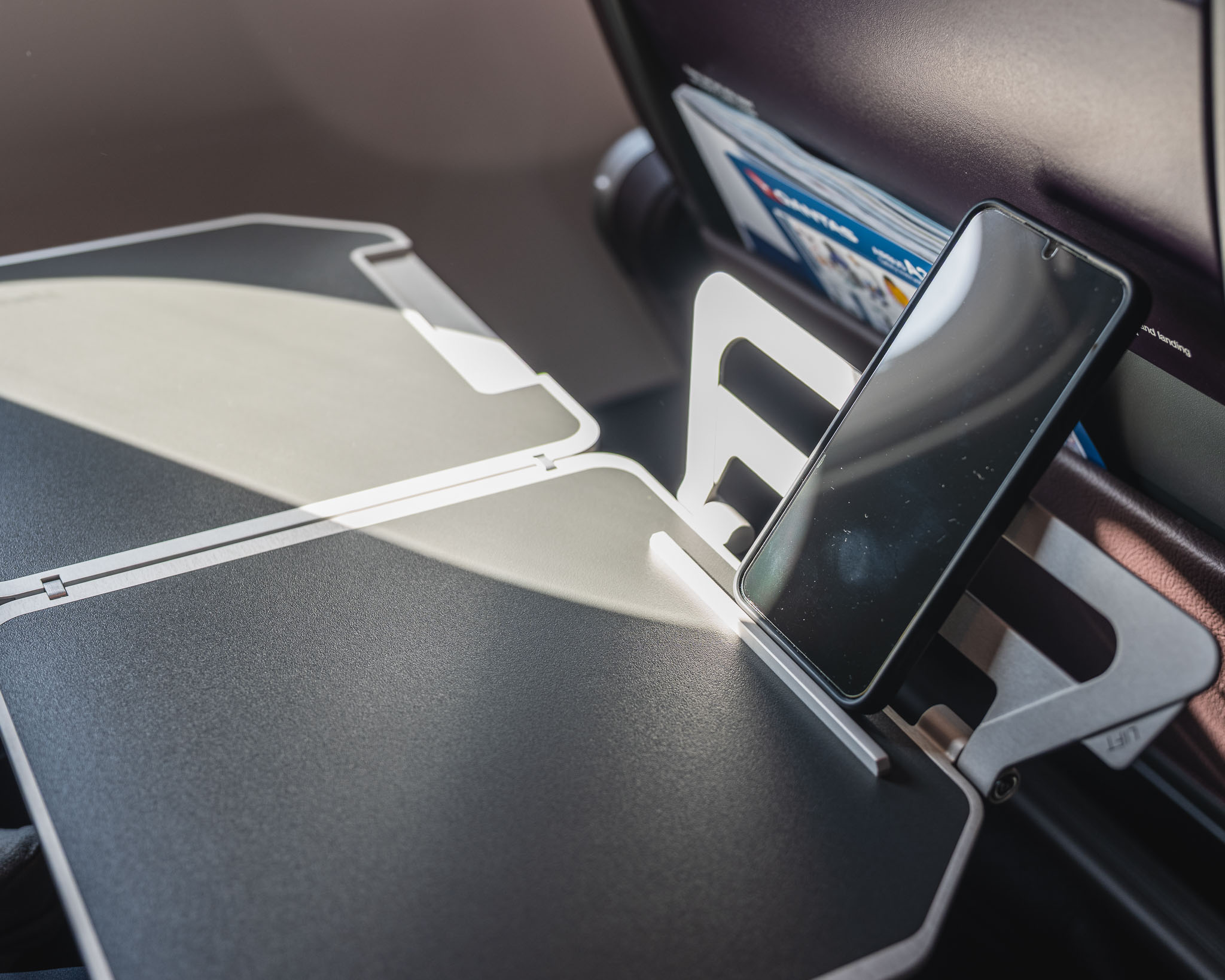 a cell phone on a table